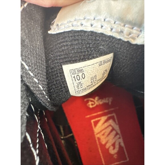 Vans x Disney Sk8-Hi Disney 100 Villains Black Sneaker Men's Size 10 - Picture 12 of 12